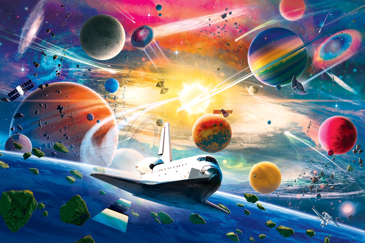 Space Exploration Galaxy Puzzle For Adults And Kids | 1000 Piece Jigsaw Puzzle